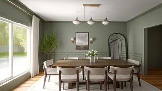 Modern, Farmhouse, Transitional Dining Room by Havenly Interior Designer Mikaela