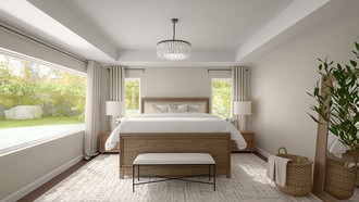 Modern, Classic, Transitional, Organic Modern, Warm Transitional Bedroom by Havenly Interior Designer Mikaela