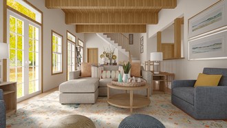 Inspired Modern, Organic Modern Living Room by Havenly Interior Designer Nicole