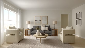 Modern, Minimal, Organic Modern Living Room by Havenly Interior Designer Mikaela